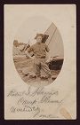 Post Card of Robert I. Harris, Camp Glenn, NC